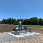 広島県三次市にて、新しくお墓（和型墓石）を施工しました！！
